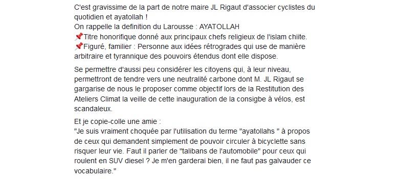 ANNECY | Jean-Luc Rigaut et les "ayatollahs" du vélo !